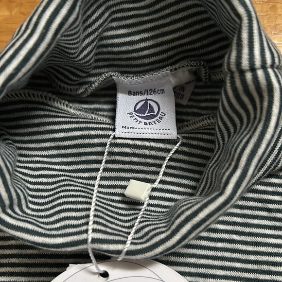 Petit Bateau turtle neck size 8ans/yrs nwt - Picture 3 of 6